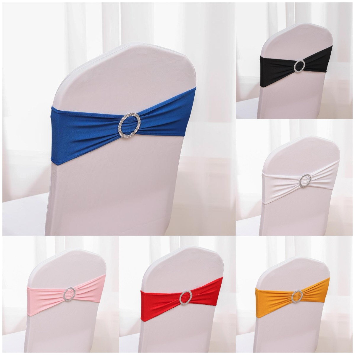 Chair Sash Organza - 100/ 50 /10 Pcs Elegant Durable