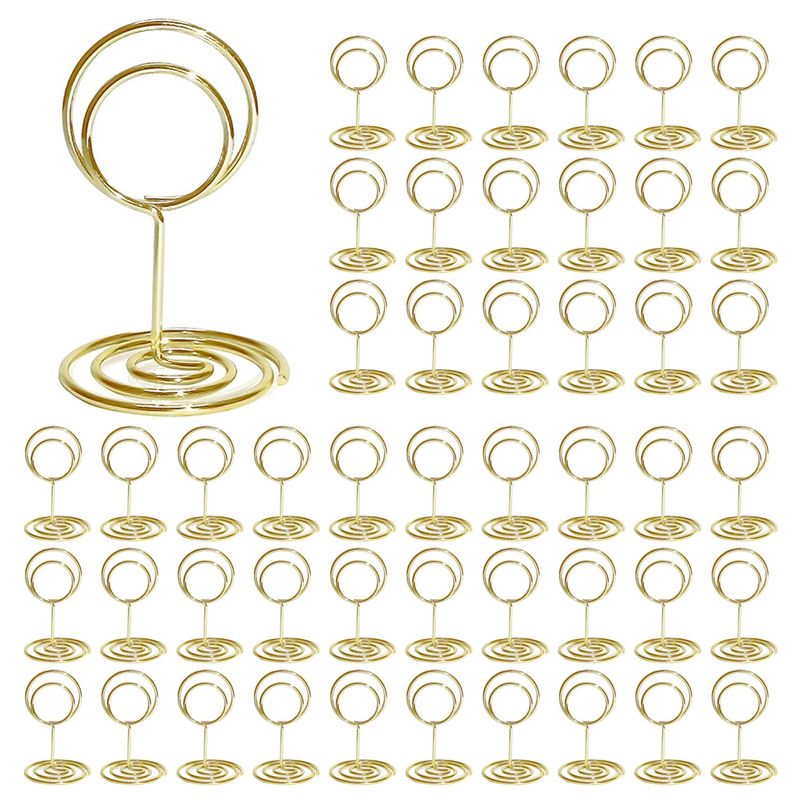 Table Number Gold - ABRB-Table Number Holders 60Pcs - 2