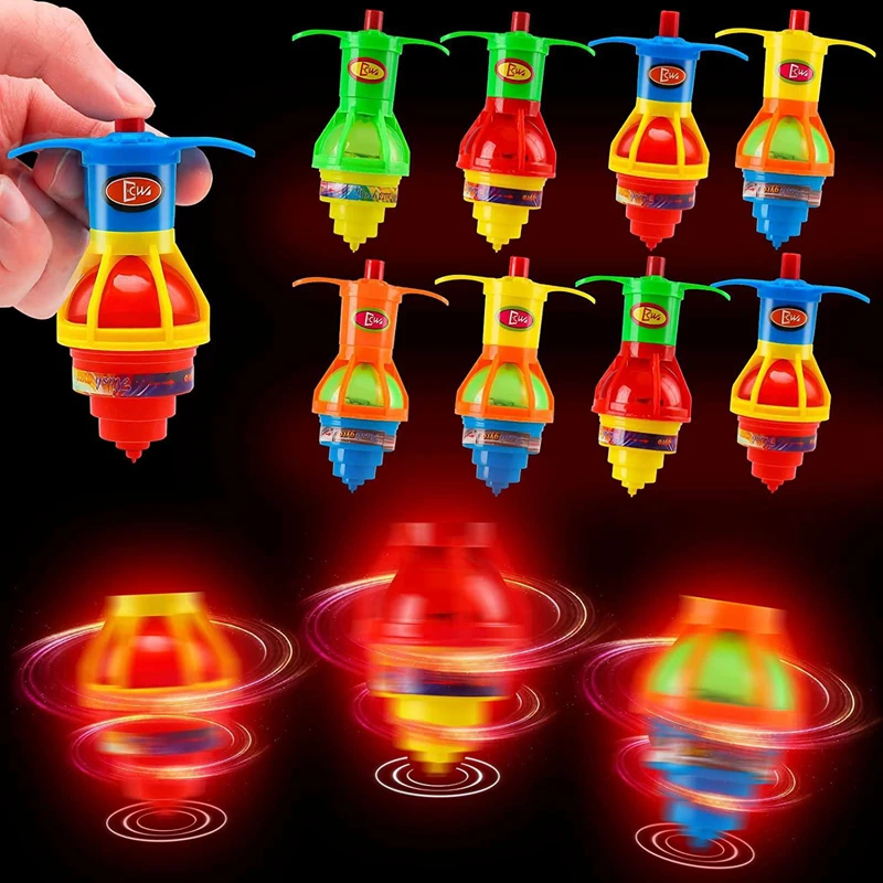 Wedding Supply List - 10-20PC Glow Rotating Gyro Kid Toys