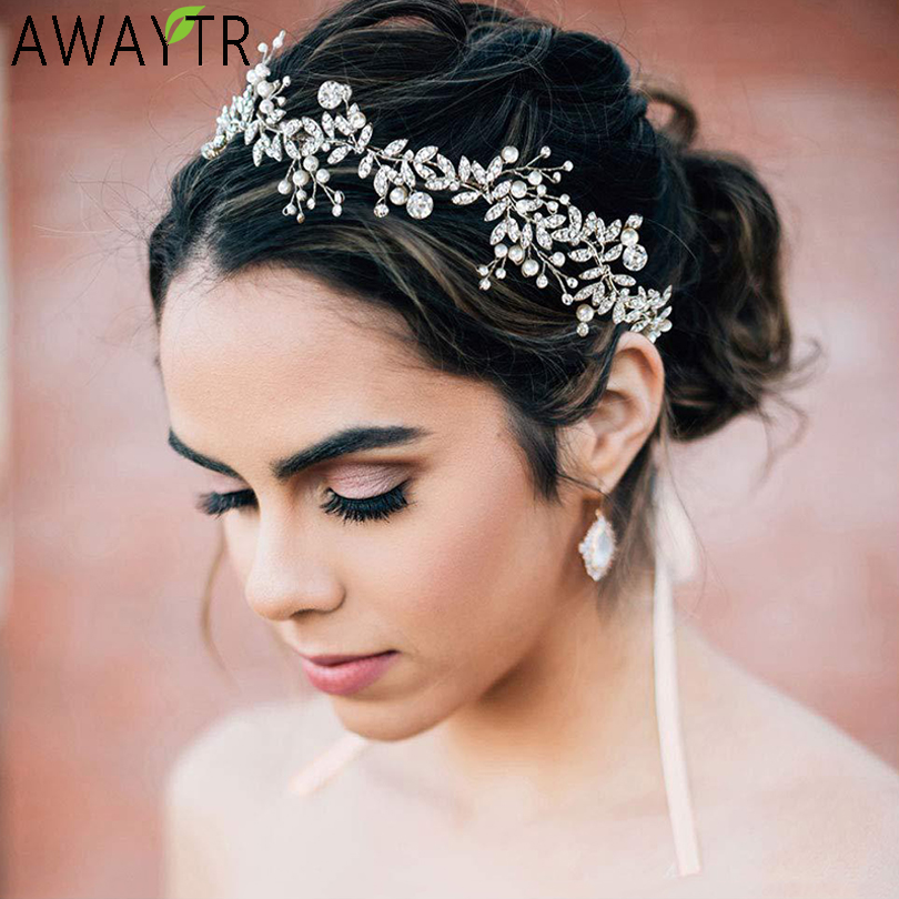 Wedding Supply List - New Crystal Flower Headband Ribbon Bow