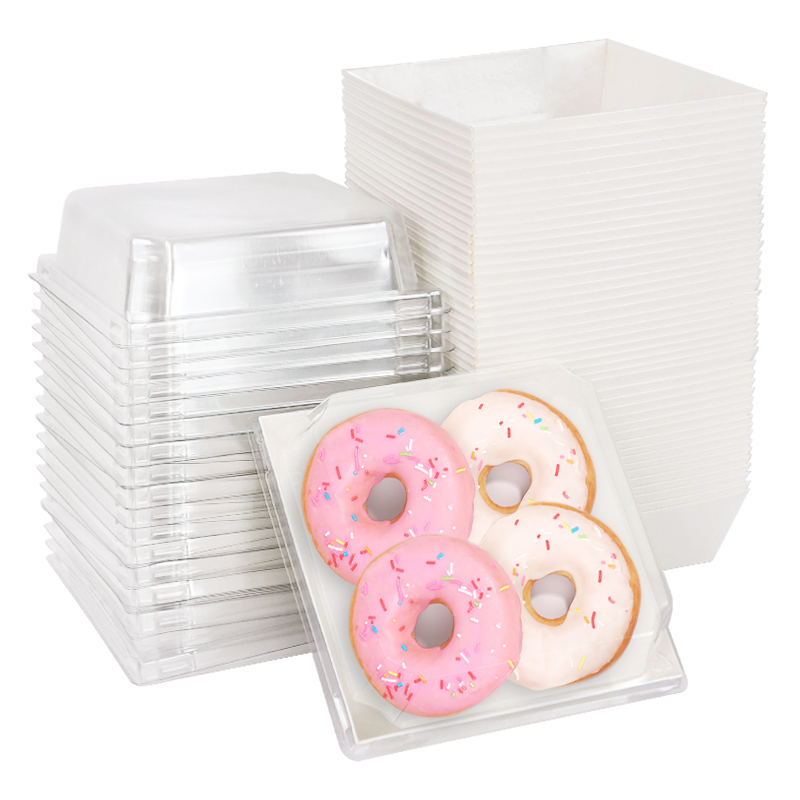 Wedding Cake Supply - 10/20/30pcs Cake Donut Boxes Kraft Paper