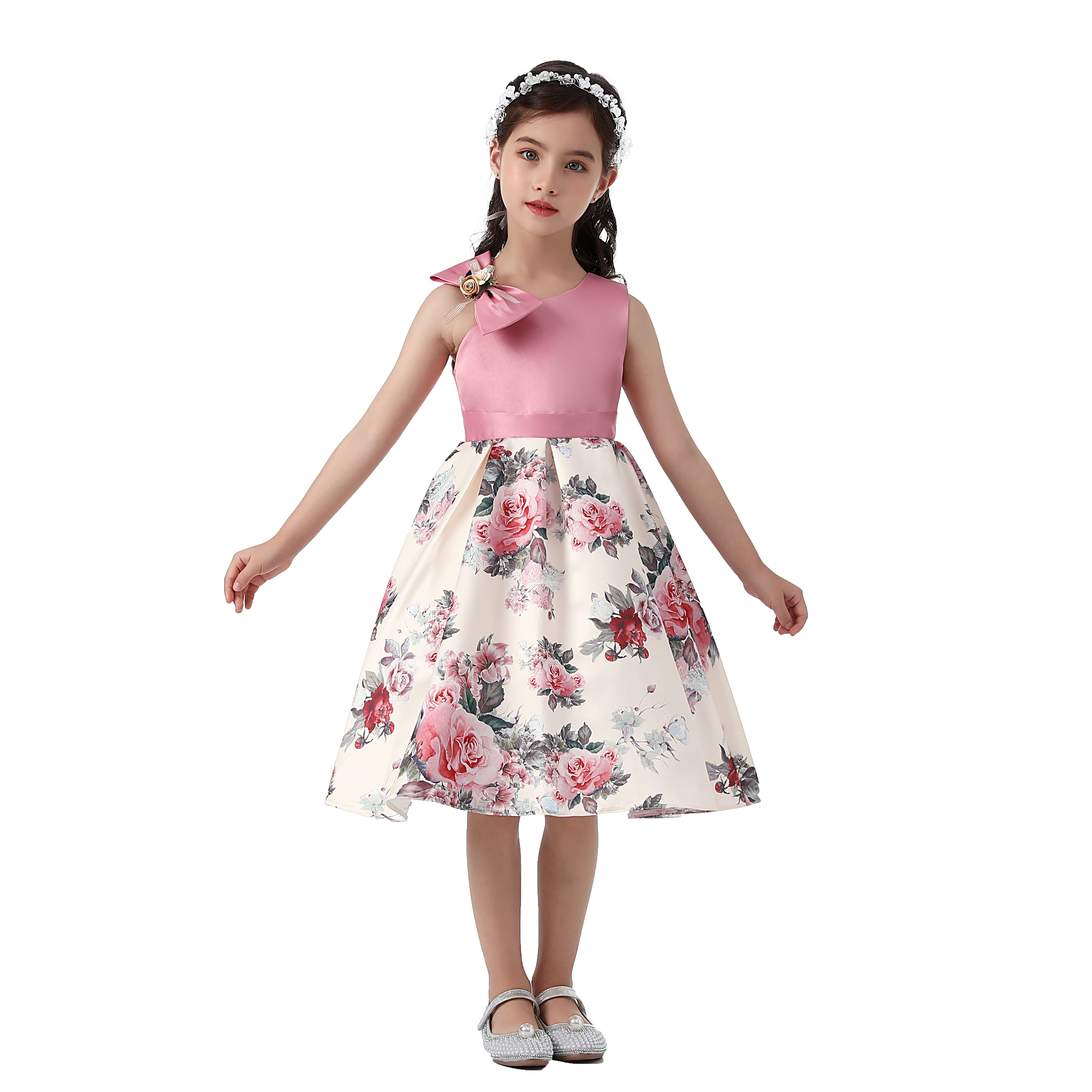 Wedding Lulu - New Wedding Flower Girl Dress Floral