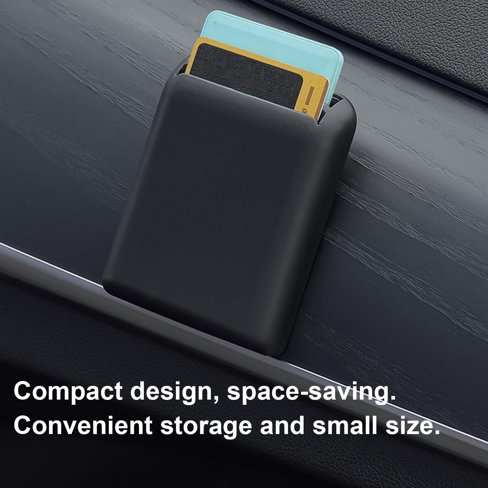 Place Card Holder - Car Card Organizer Adhesive Interior Receipt