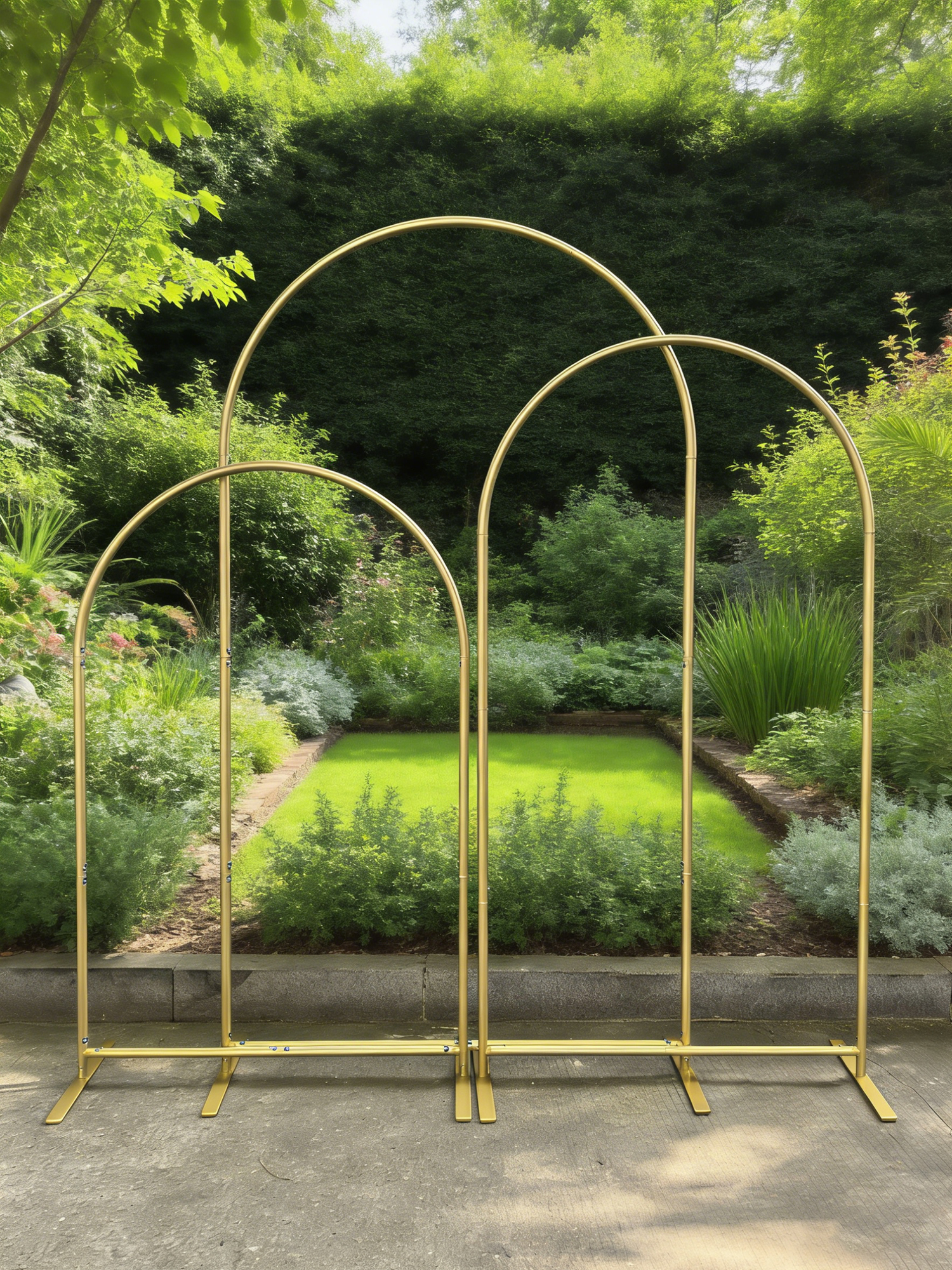 Wedding Support - Aluminum Arch Backdrop Stand Arche metal