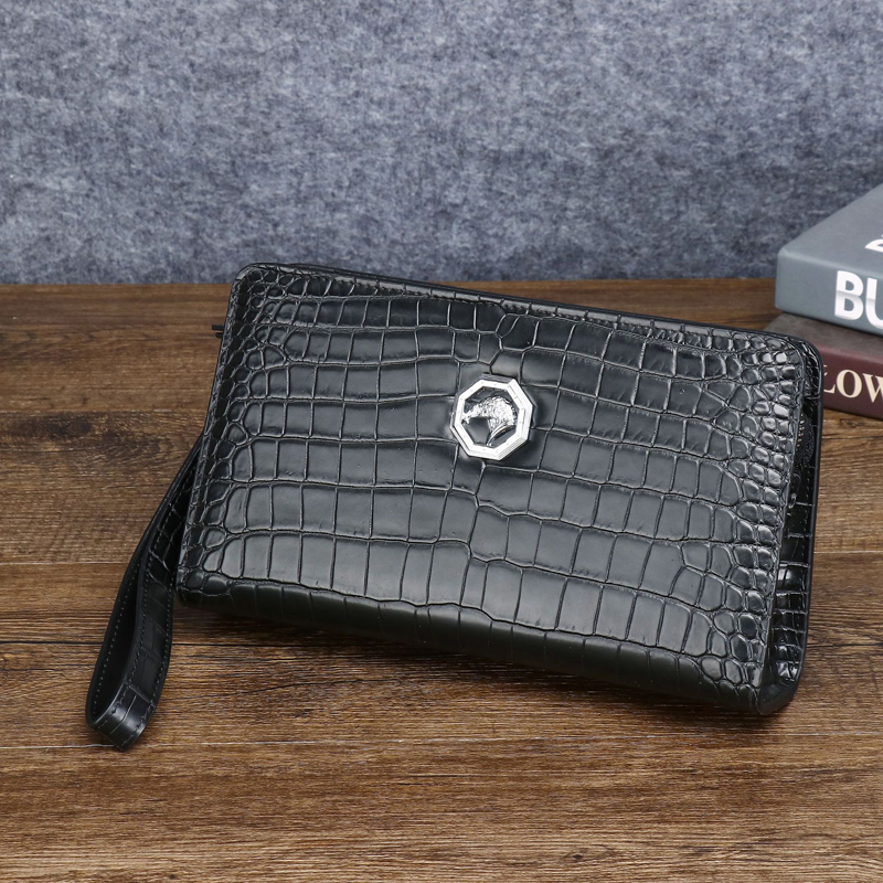Place Card Holder - Men's Genuine Leather Clutch Bag English