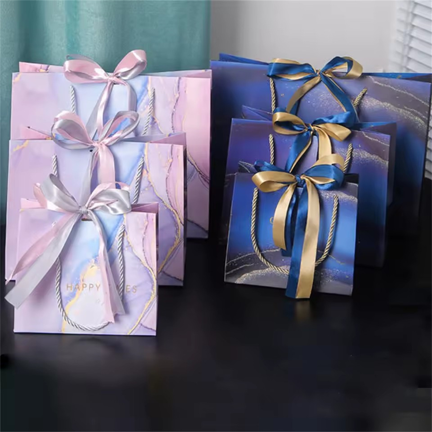 Wedding Package Gold - 24pcs Paper Wedding Party bag Custom