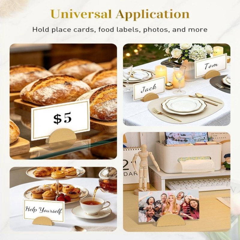 Table Number Gold - WORTHOWN-For Event Table Number Holders- Mini