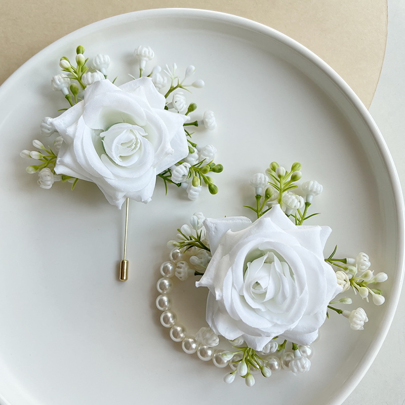 Wedding Supply List - Boutonniere Buttonhole Flowers Wedding Accessories Bride
