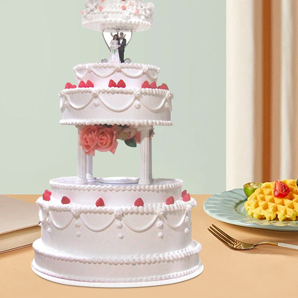 Wedding Support - 4Pcs Cake Support Rod Roman Plastic