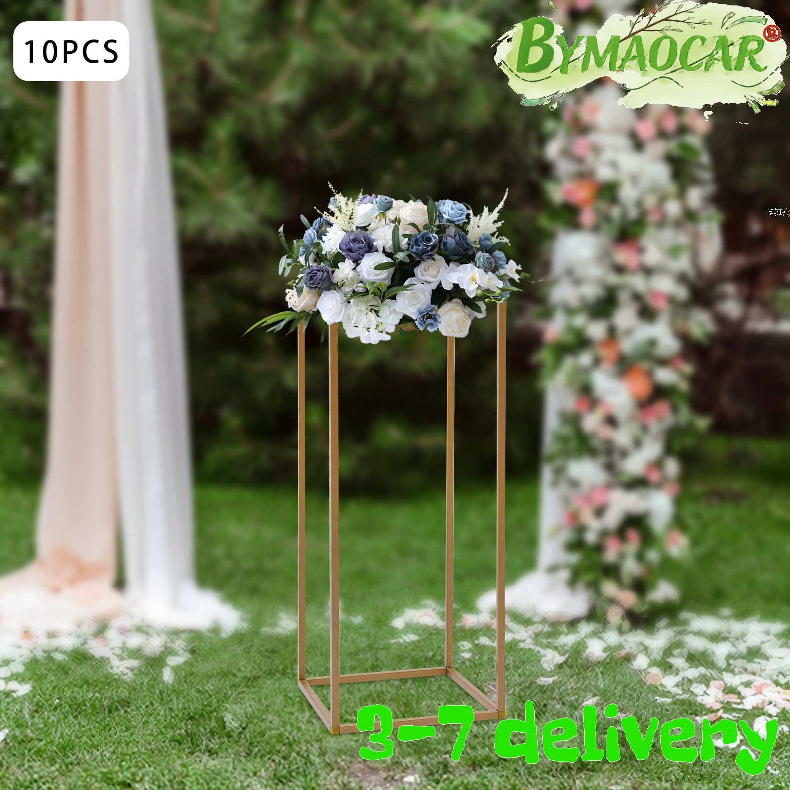 Wedding Support - Flower Stand, 10-Pack Square Wedding Rack