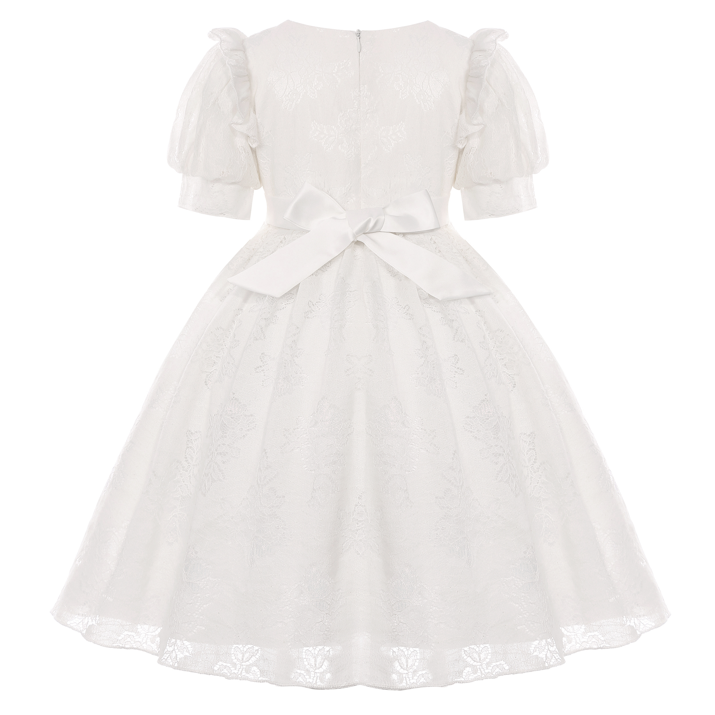 White lace floral bow waistban - Wedding Lulu のレビューと価格