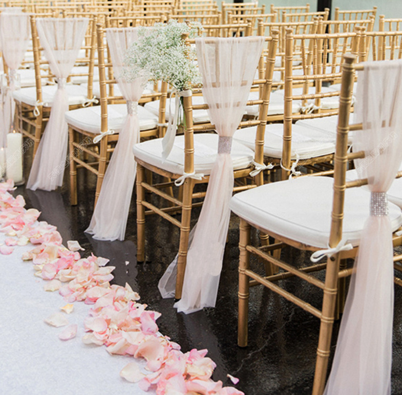 10pcs Wedding Chair Cover Sash - Chair Sash Organza のレビューと価格