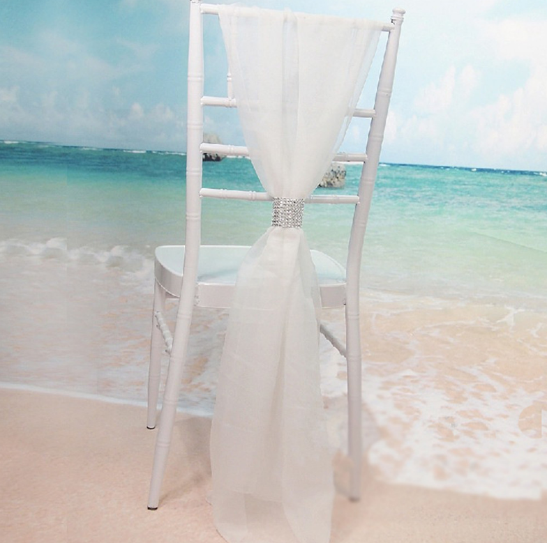 10pcs Wedding Chair Cover Sash - Chair Sash Organza のレビューと価格