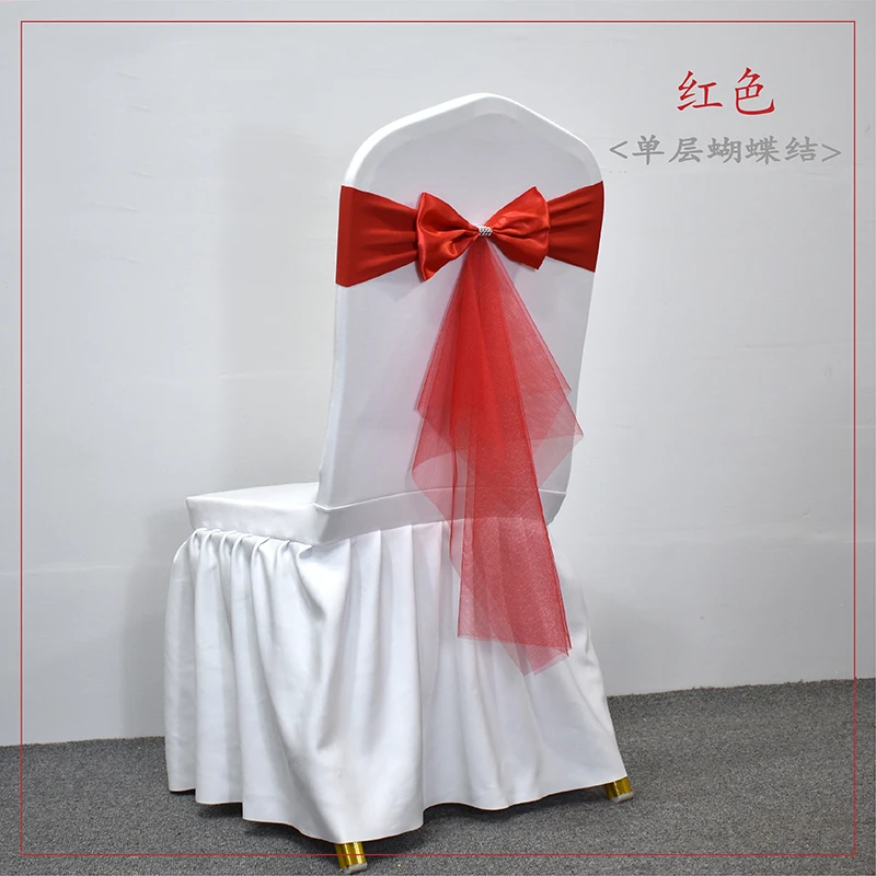 10 50pcs Spandex Chair Sashes  - Chair Sash Organza のレビューと価格