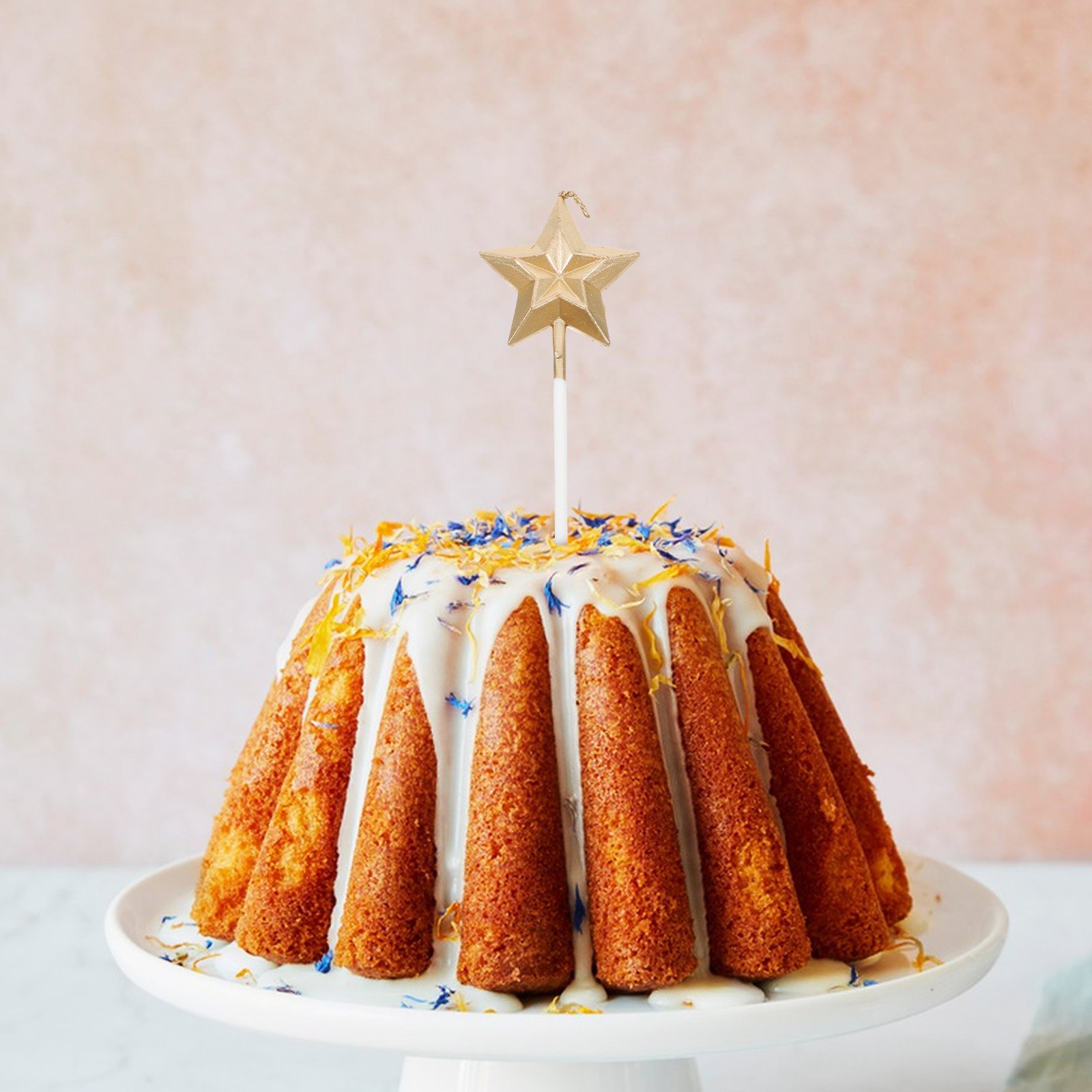 8Pcs Glitter Metallic Birthday - Wedding Cake Supply のレビューと価格