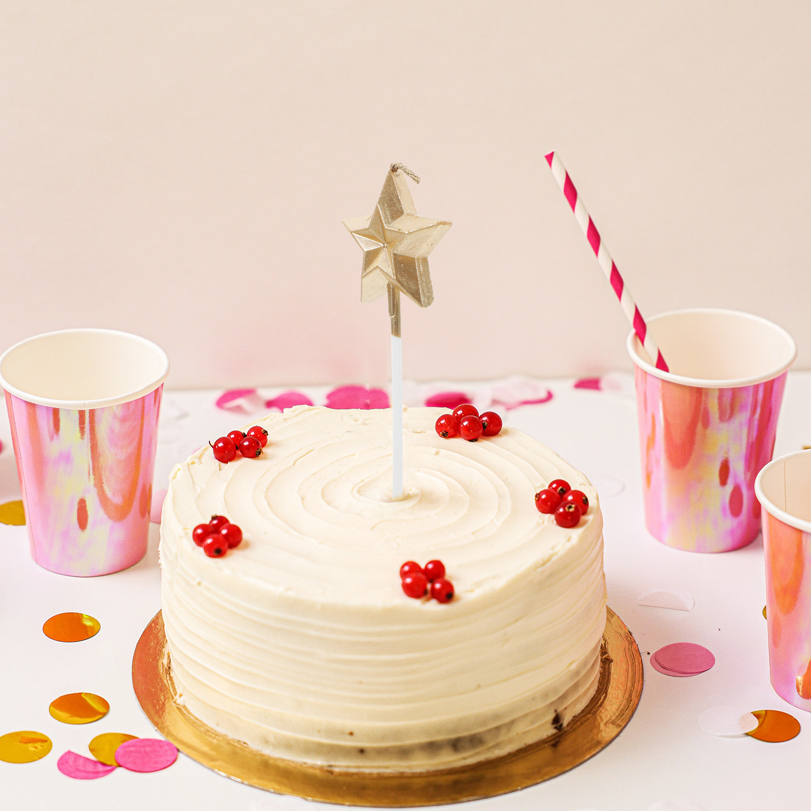 8Pcs Glitter Metallic Birthday - Wedding Cake Supply のレビューと価格