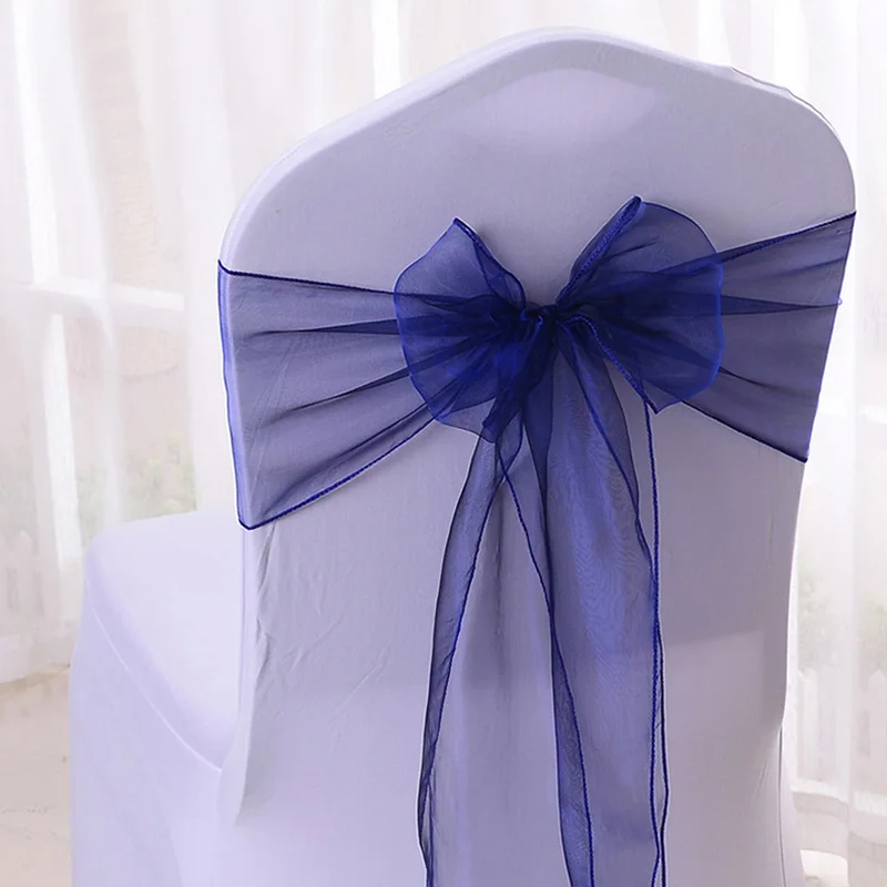 50/100pcs High Quality Sash Or - Chair Sash Organza のレビューと価格