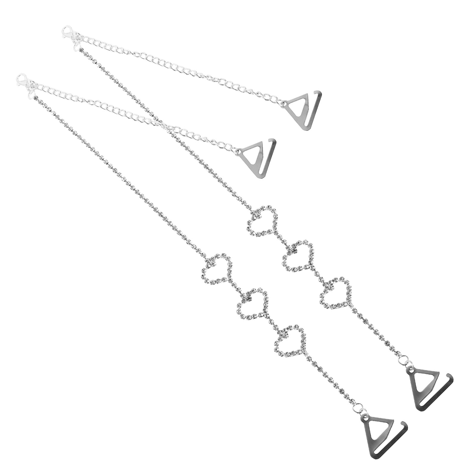 1Pair Elegant Rhinestone Strap - Wedding Support のレビューと価格