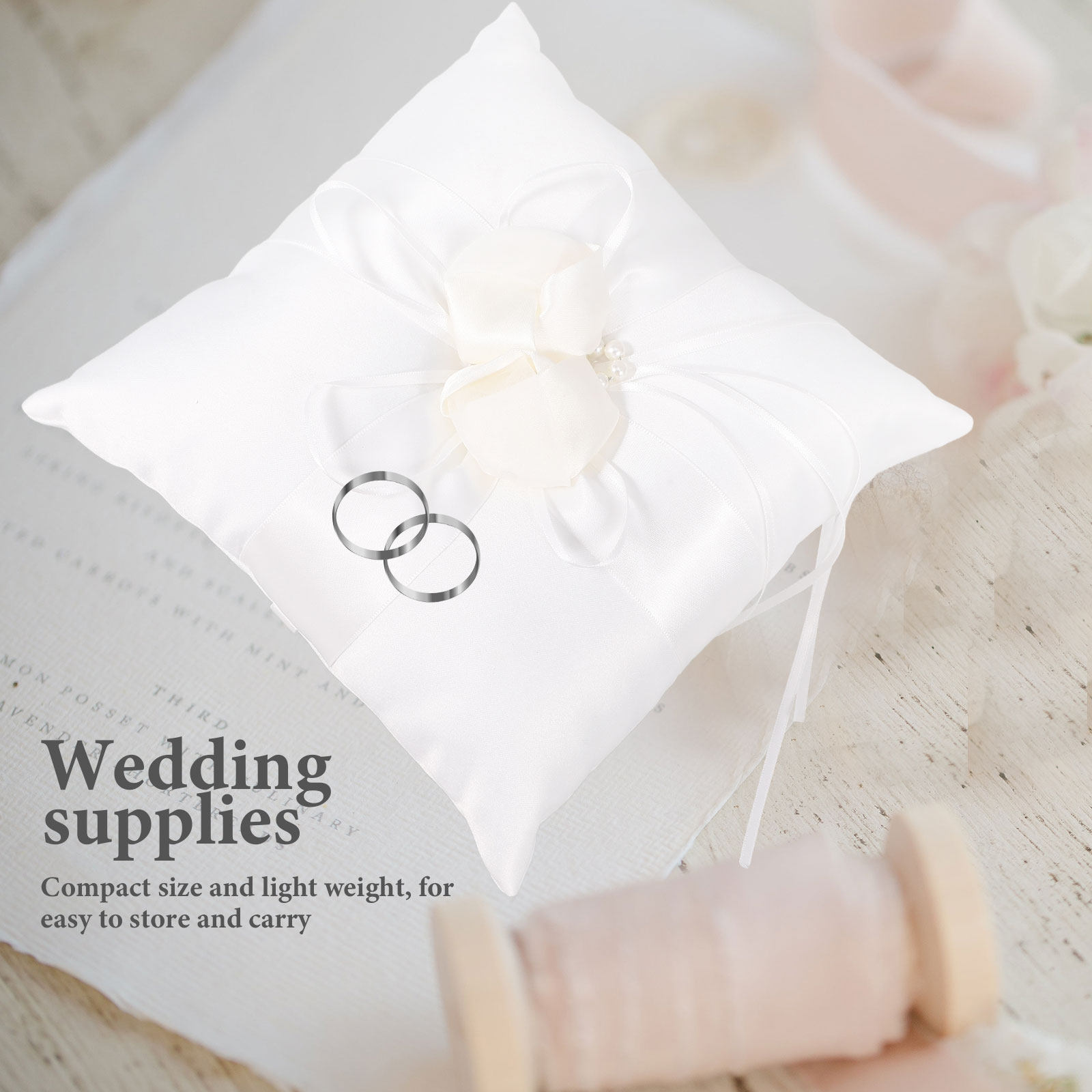 Wedding Ring Pillow Pocket 20x - Ring Bearer Pillow のレビューと価格