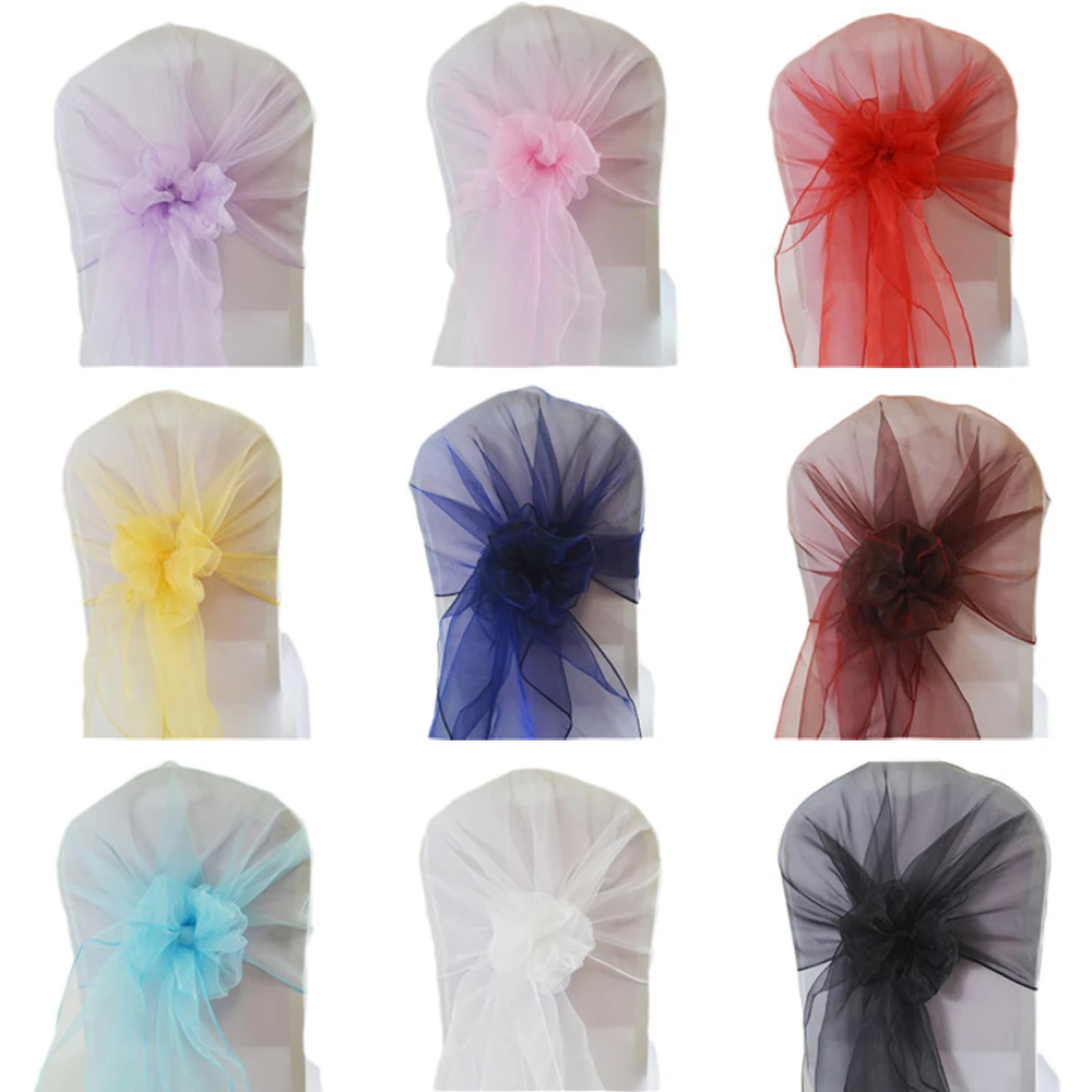 65x275cm Organza Chair Sash Fo - Chair Sash Organza のレビューと価格