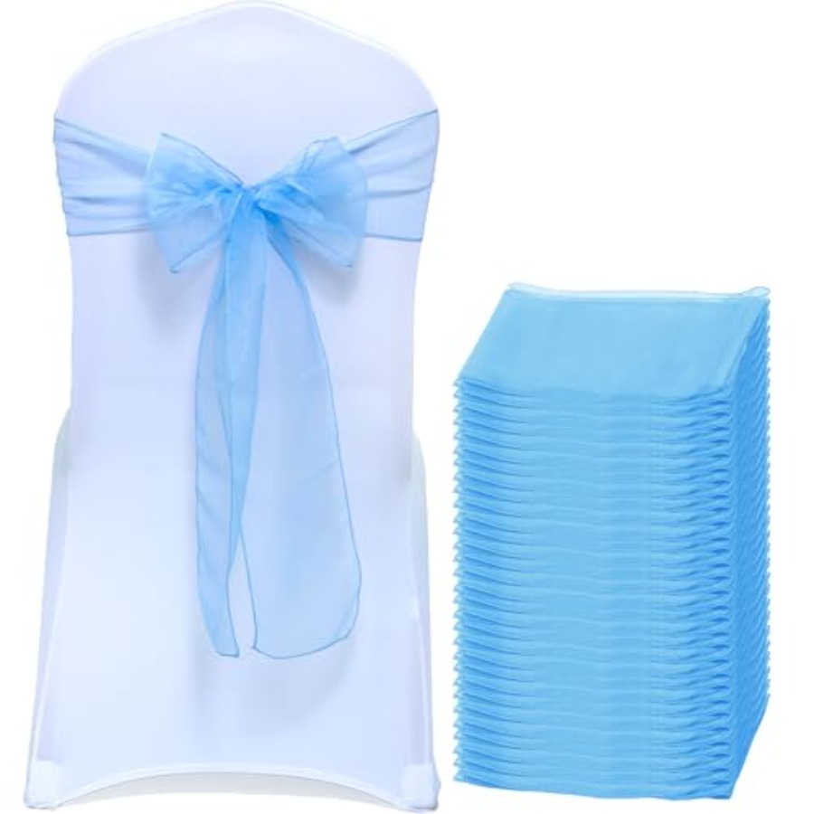 ® Pack of Organza Chair Sashes - Chair Sash Organza のレビューと価格