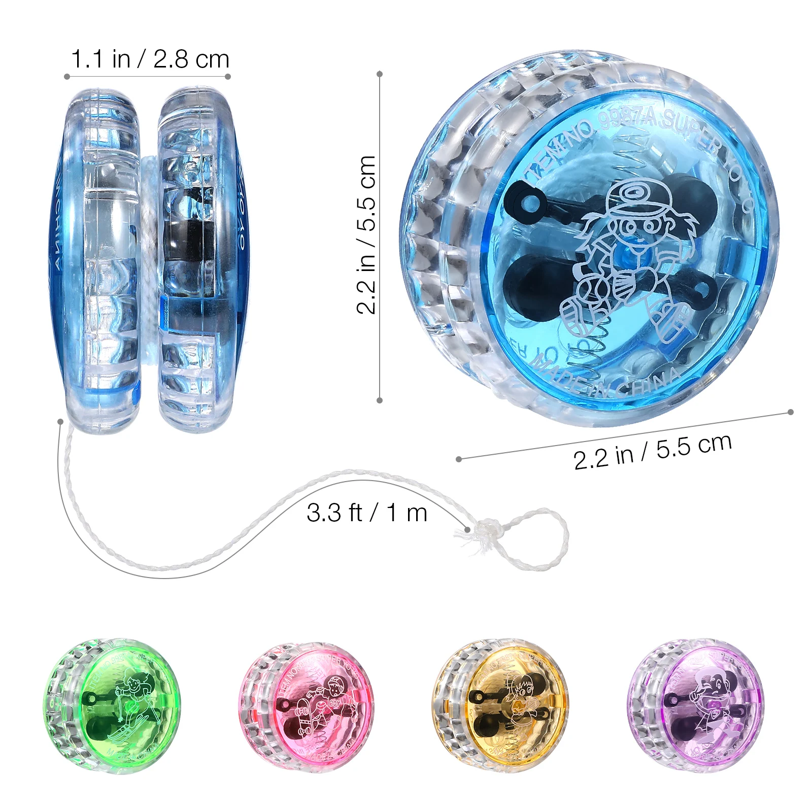 3/10 Pcs LED Glow Fun Yo-Yo -  - Wedding Supply List のレビューと価格