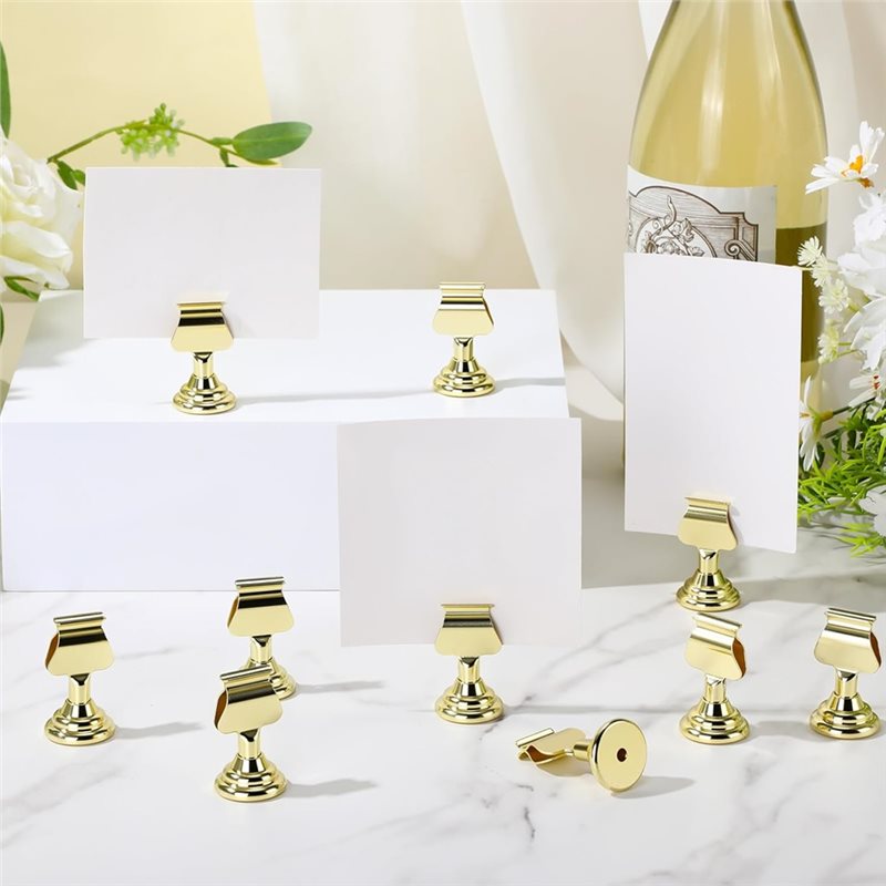 ~Latest Model 12Pcs Gold Mini  - Table Number Gold のレビューと価格