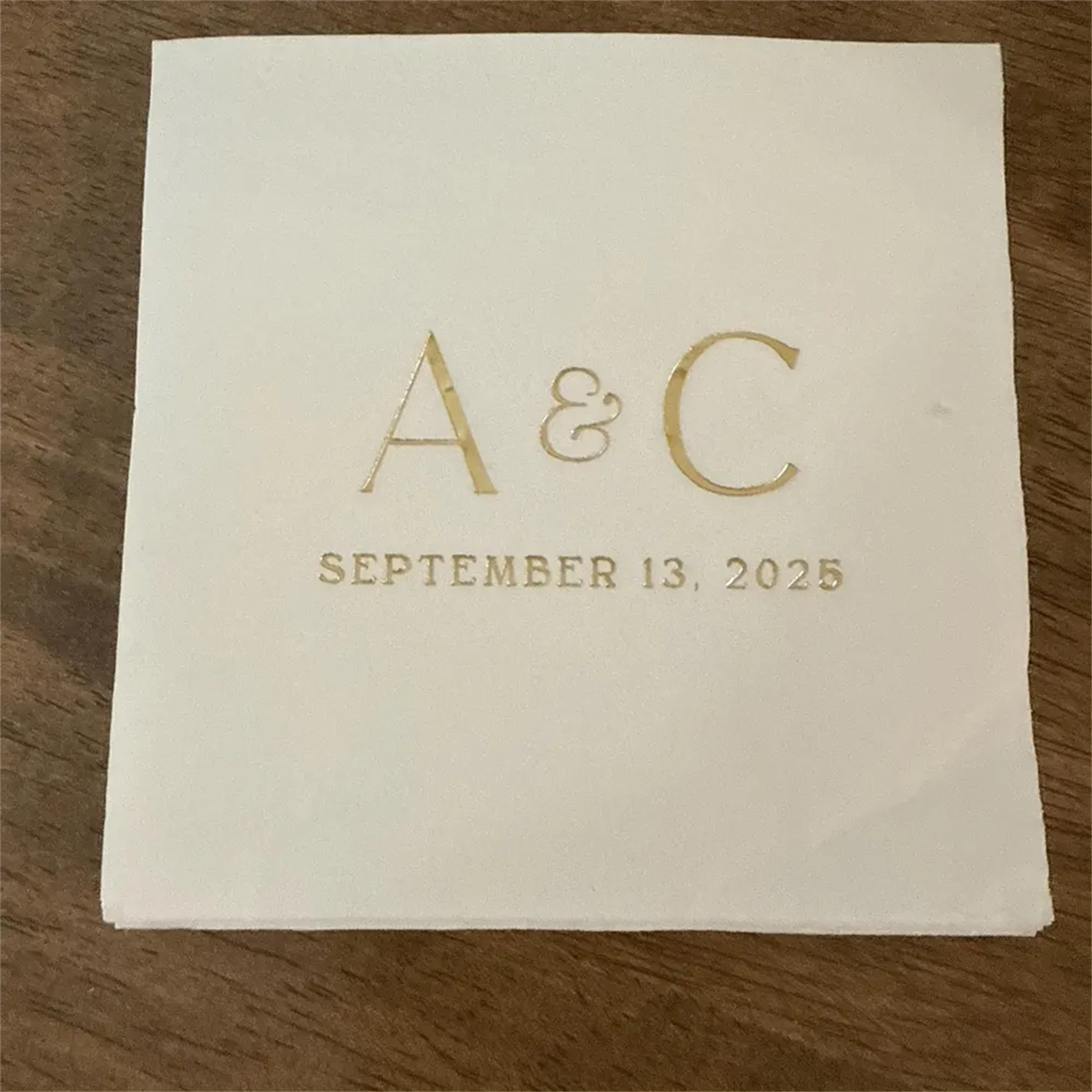 Wedding Cocktail Napkins Initi - Wedding Package Gold のレビューと価格