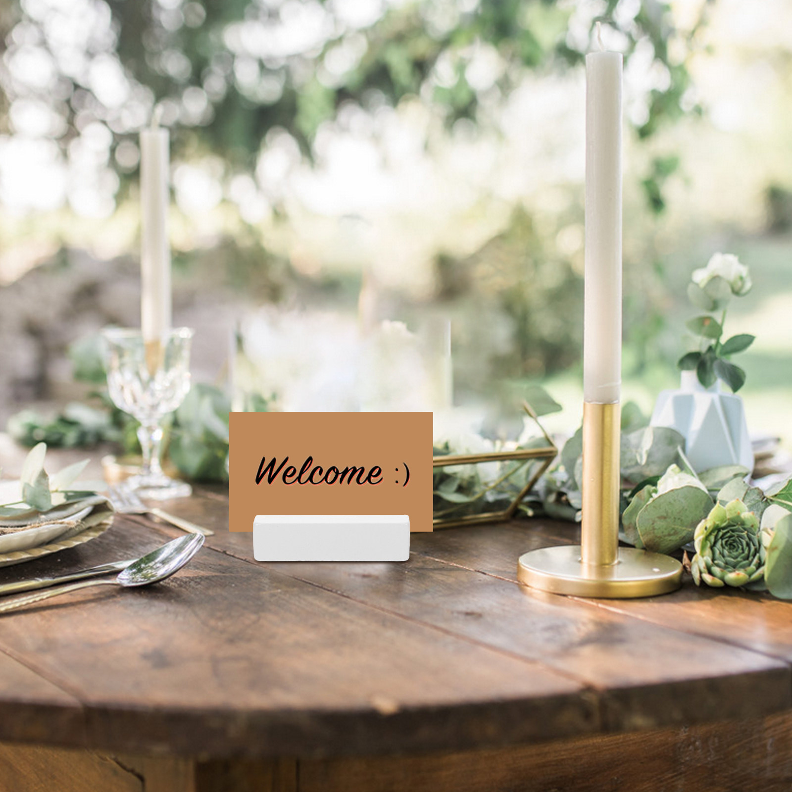 10Pcs Wooden Place Card Holder - Place Card Holder のレビューと価格