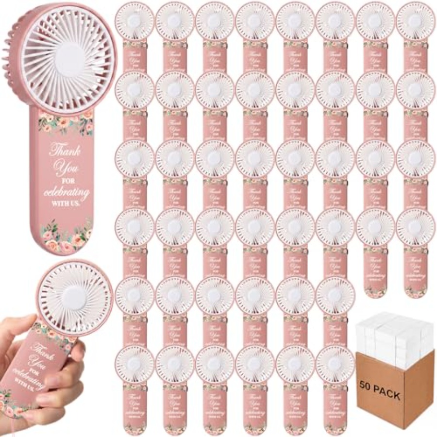 50pcs Wedding Handheld Fans fo - Wedding Supply List のレビューと価格
