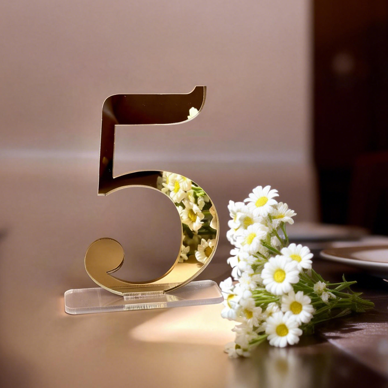 Numbers for Wedding Tables wit - Table Number Gold のレビューと価格