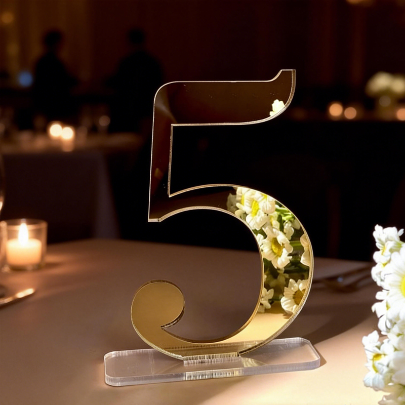 Numbers for Wedding Tables wit - Table Number Gold のレビューと価格