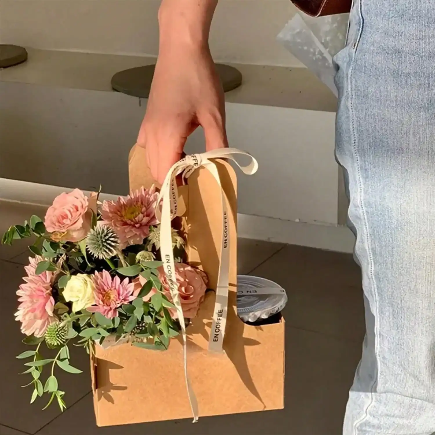 Kraft Paper Flower Bouquet Gif - Wedding Fountain のレビューと価格