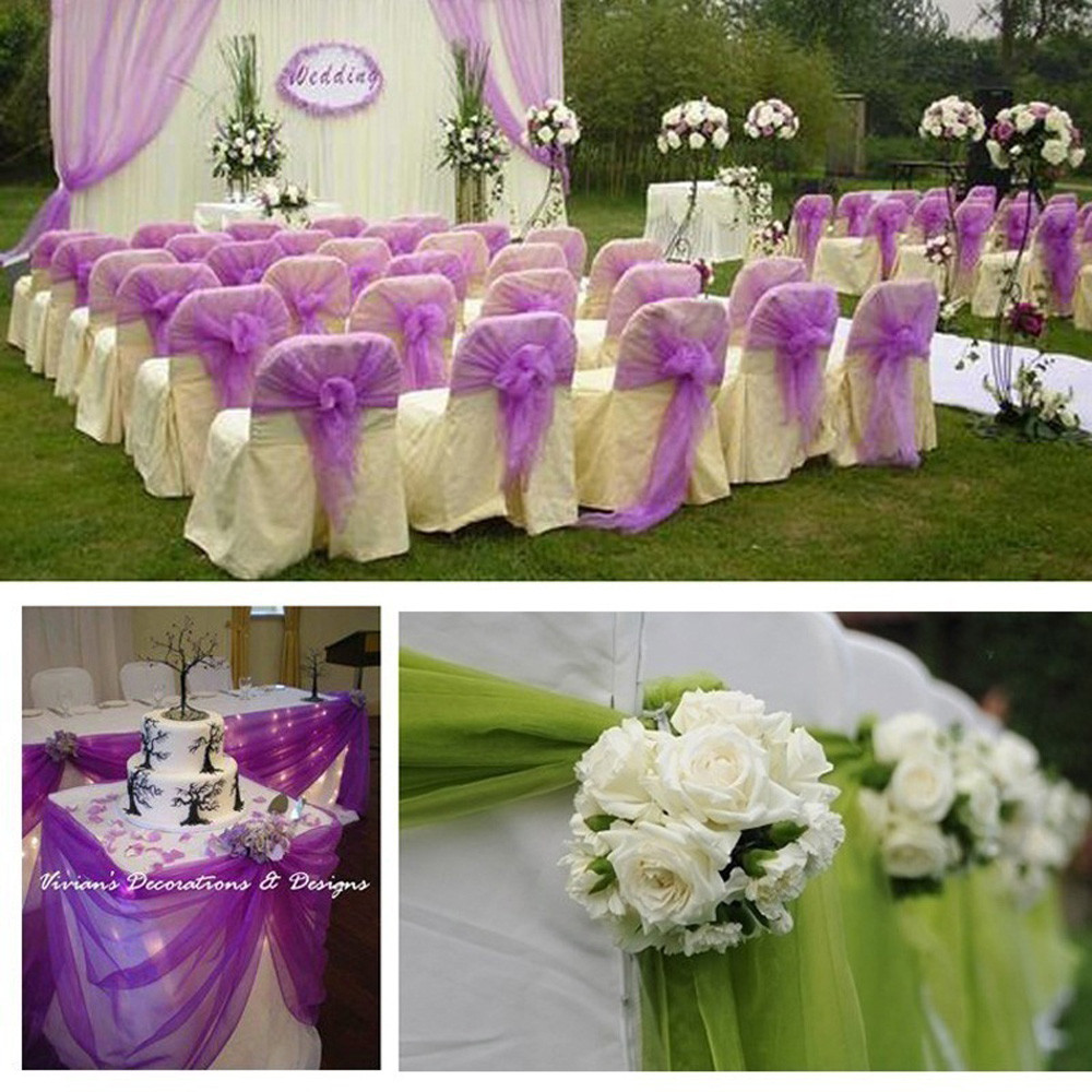 Wedding Decoration Tulle Roll  - Chair Sash Organza のレビューと価格