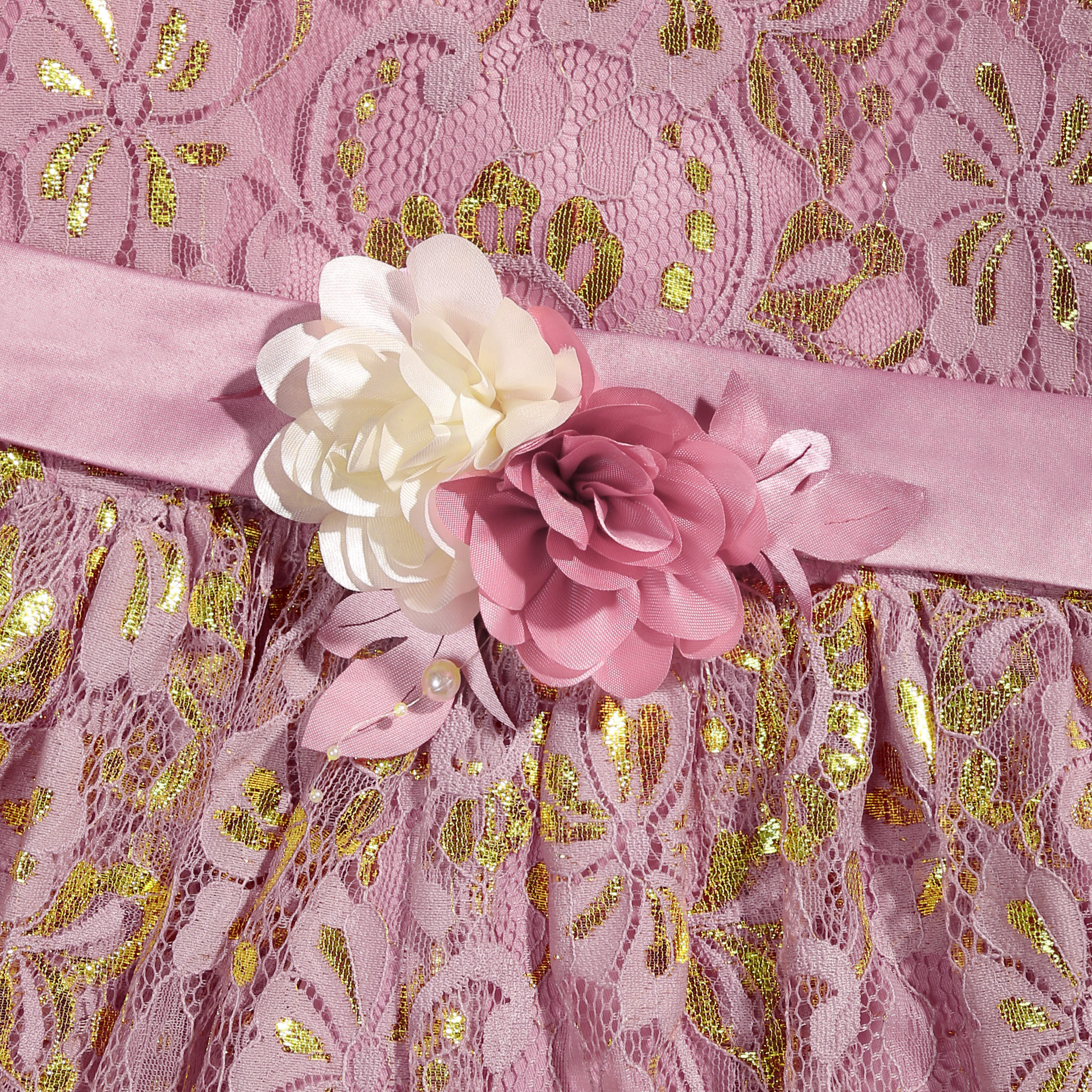 Lace flowered bow tie princess - Wedding Lulu のレビューと価格