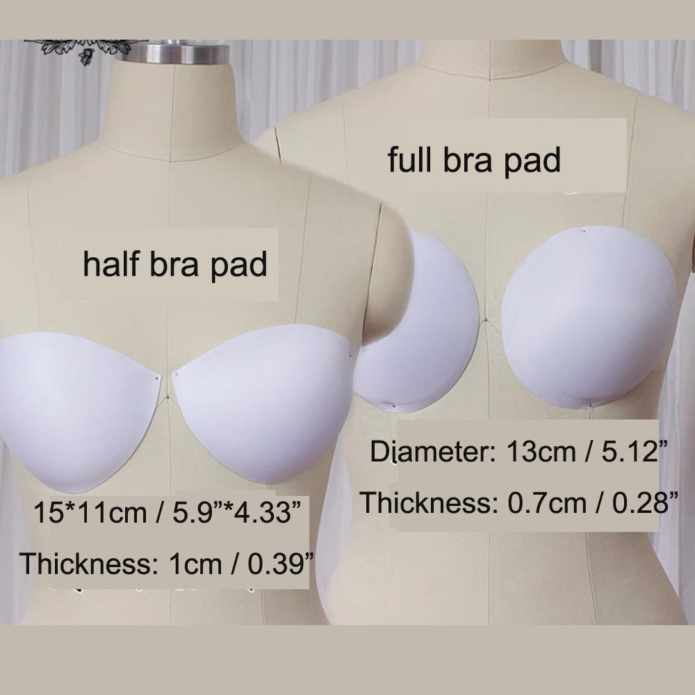 2pairs soft sponge foam bra pa - Wedding Lulu のレビューと価格