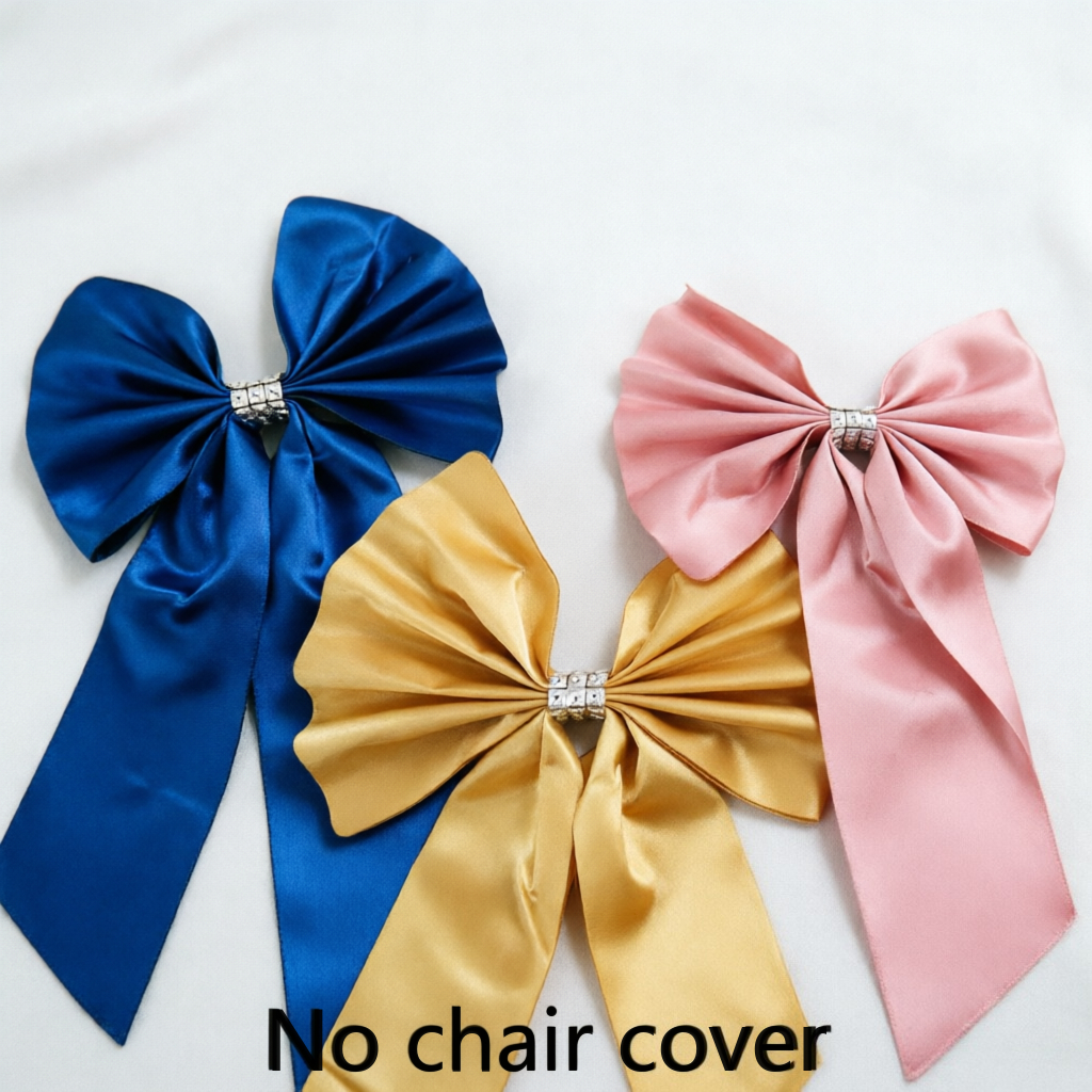 10pcs Burgundy & Royal Blue El - Chair Sash Organza のレビューと価格