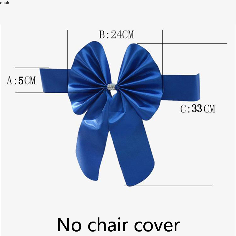 10pcs Burgundy & Royal Blue El - Chair Sash Organza のレビューと価格