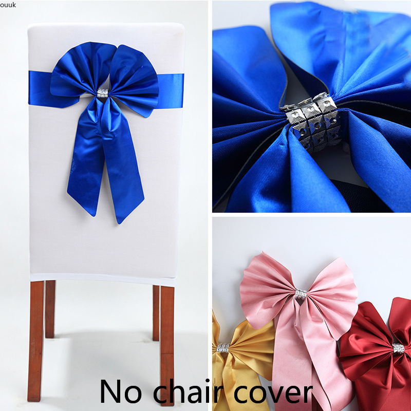 10pcs Burgundy & Royal Blue El - Chair Sash Organza のレビューと価格