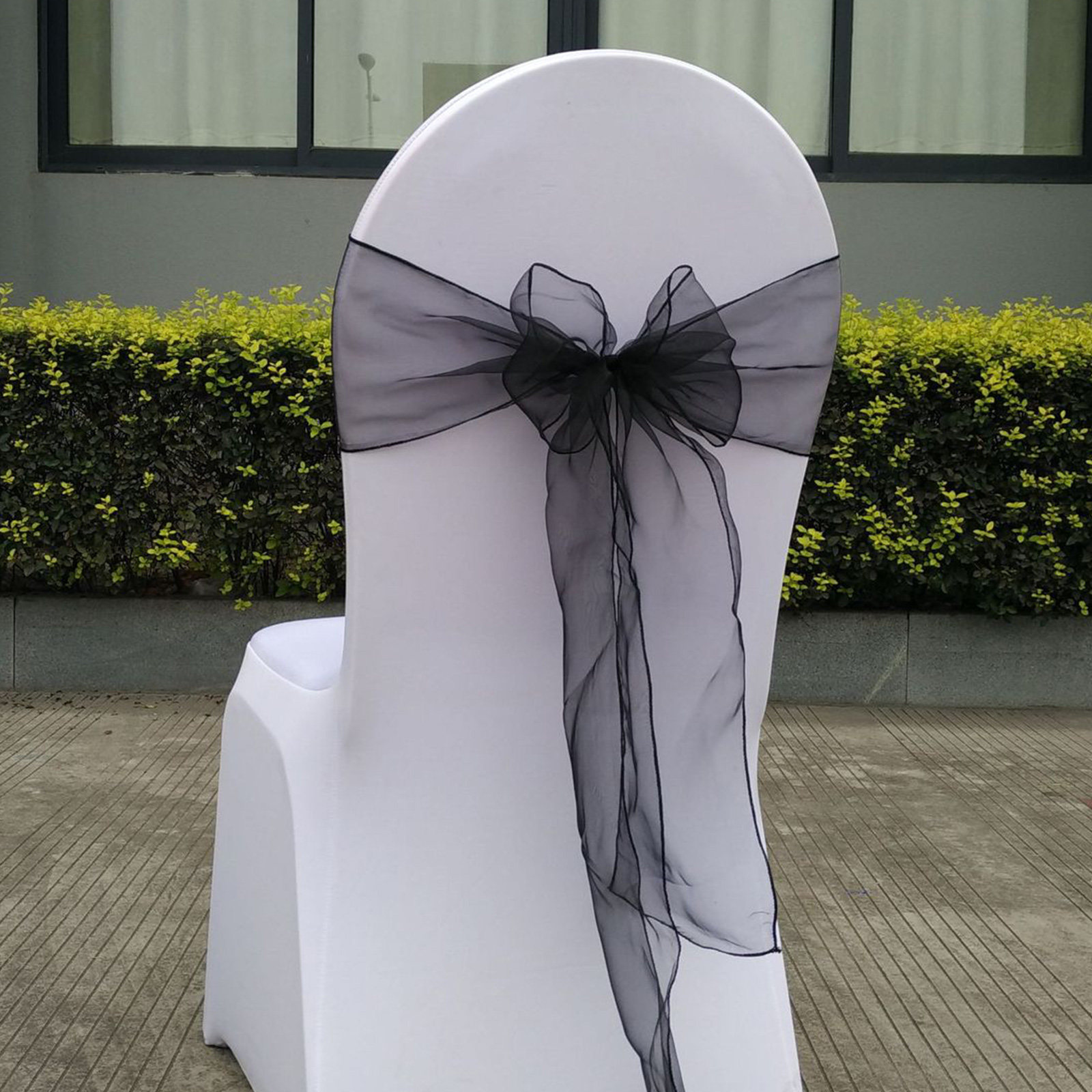 10Pcs Reusable Organza Chair S - Chair Sash Organza のレビューと価格