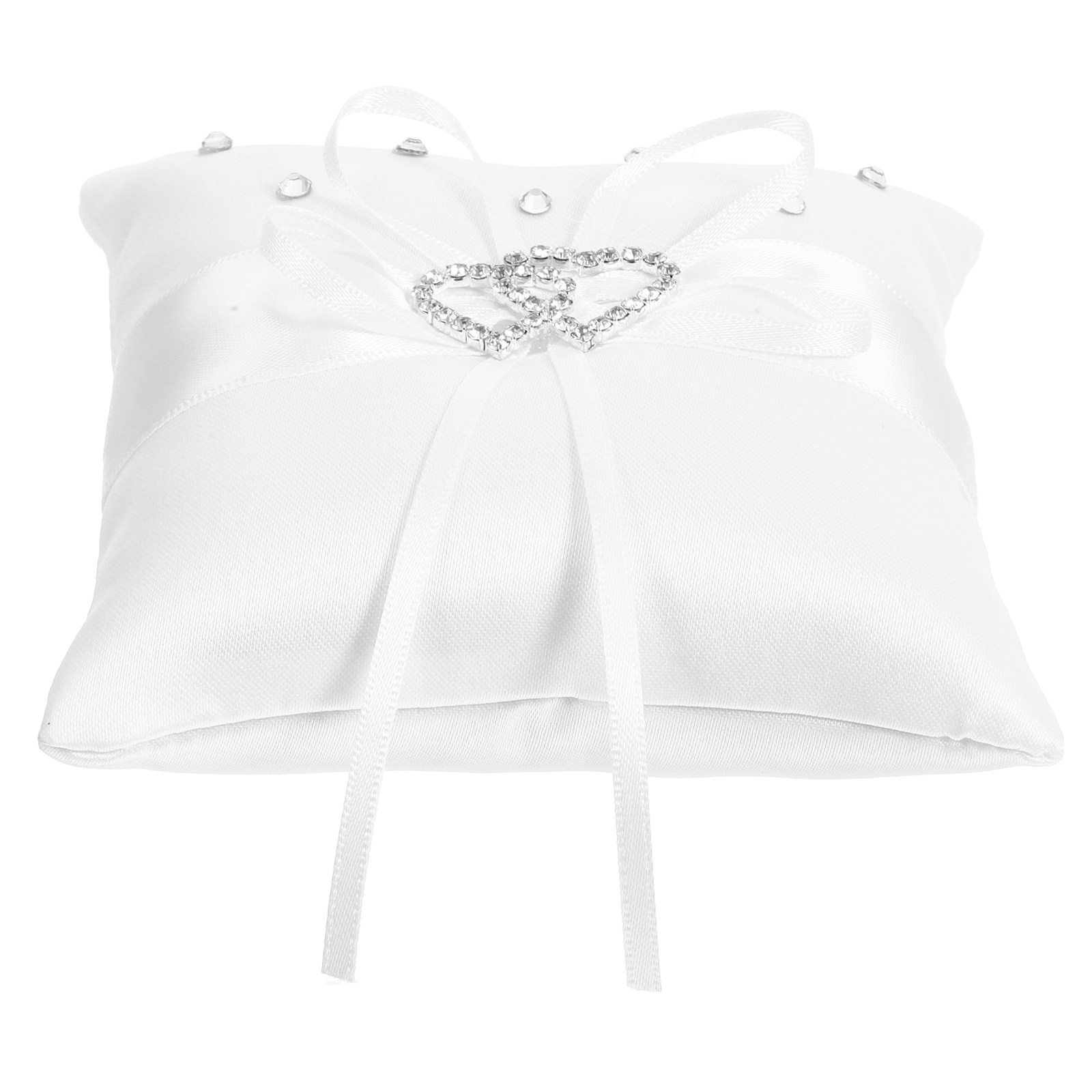 Double Heart Wedding Ring Pill - Ring Bearer Pillow のレビューと価格