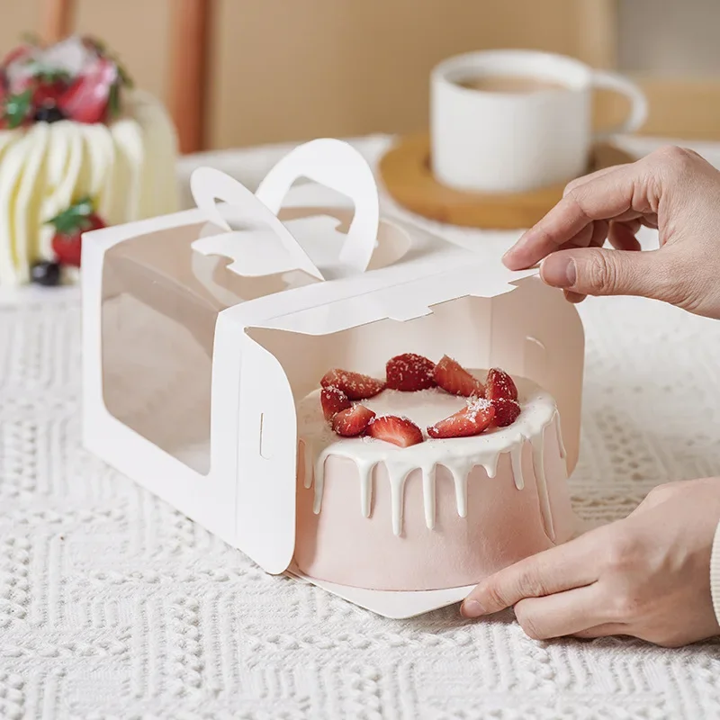 10pcs White Cake Box with Hand - Wedding Cake Supply のレビューと価格