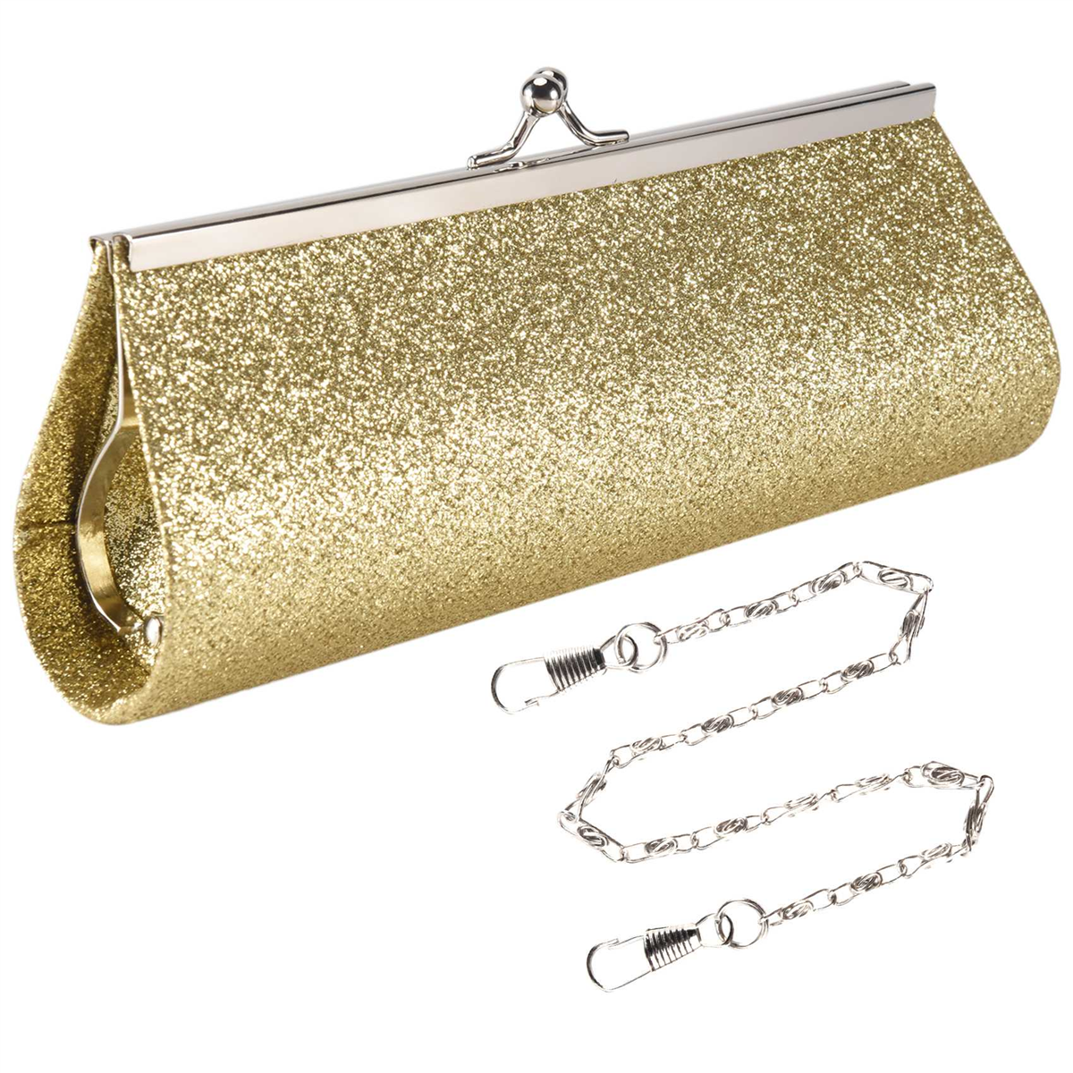 A330 Women Glitter Clutch Purs - Wedding Package Gold のレビューと価格