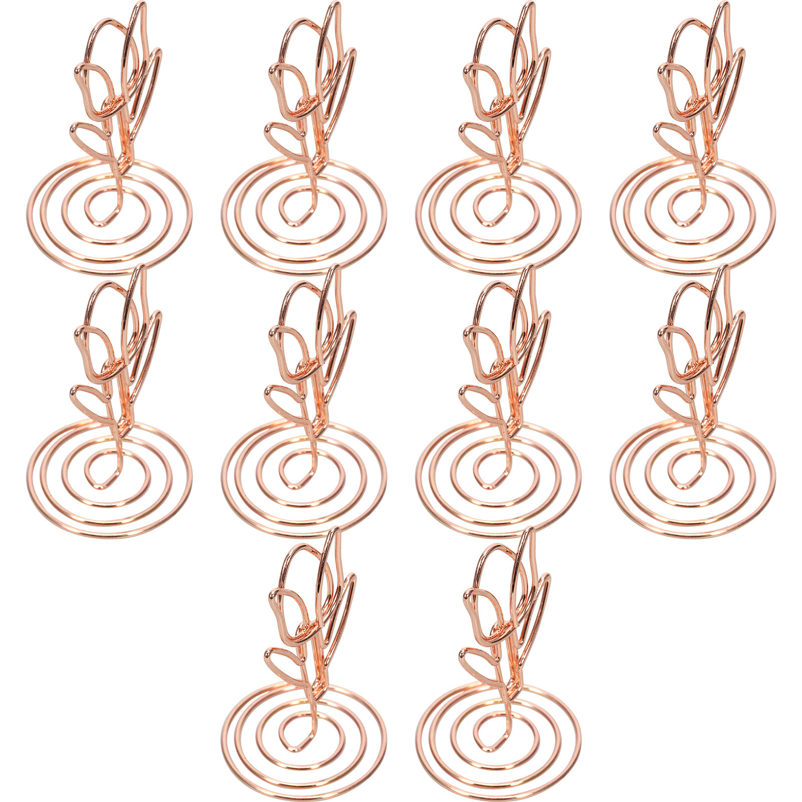 10Pcs Flower Style Table Card  - Place Card Holder のレビューと価格