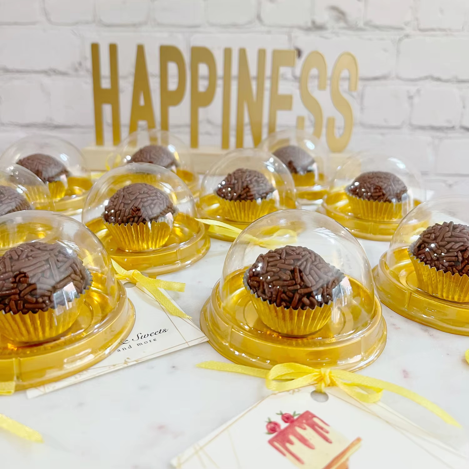 50pcs Mini Transparent Cake Bo - Wedding Cake Supply のレビューと価格