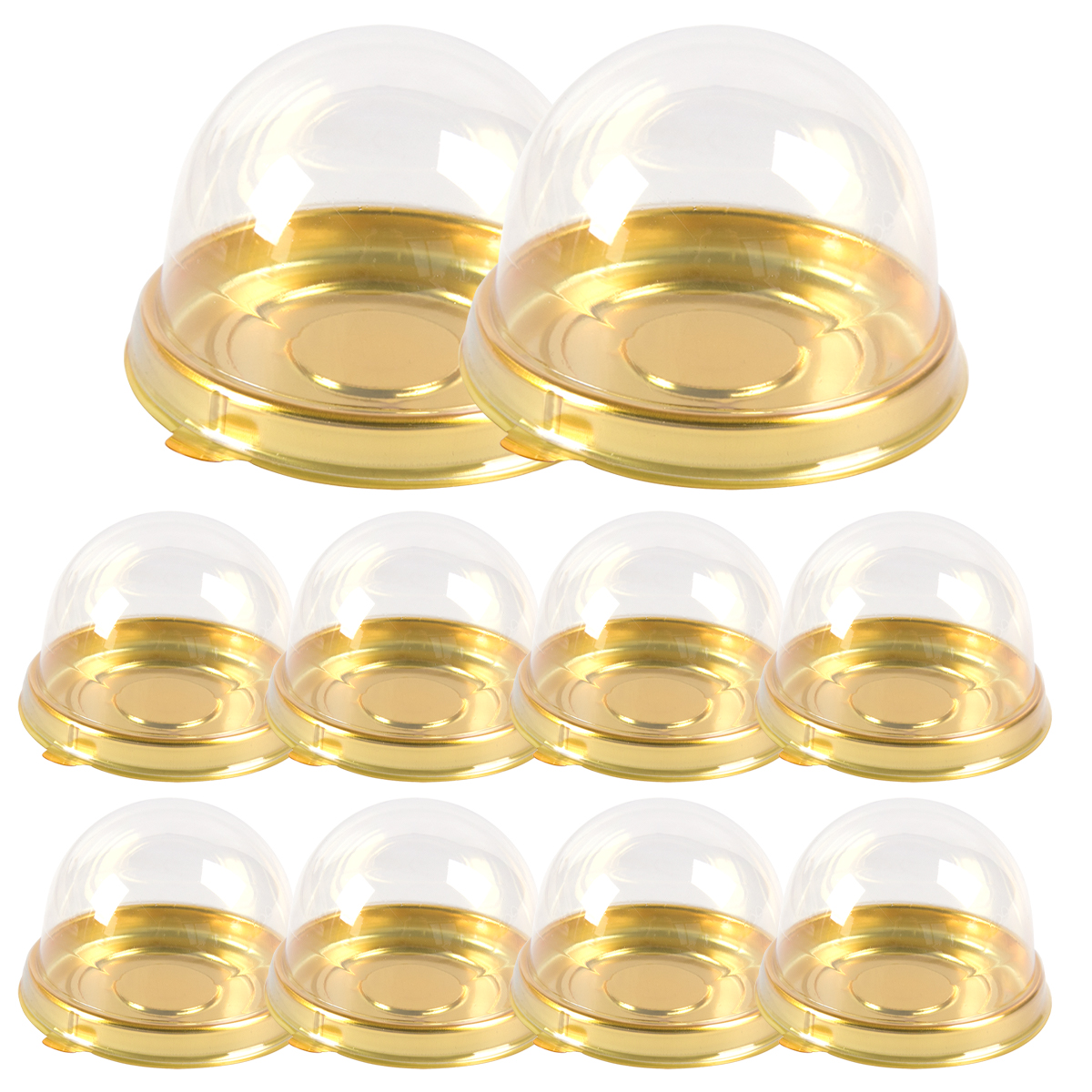 50pcs Mini Transparent Cake Bo - Wedding Cake Supply のレビューと価格