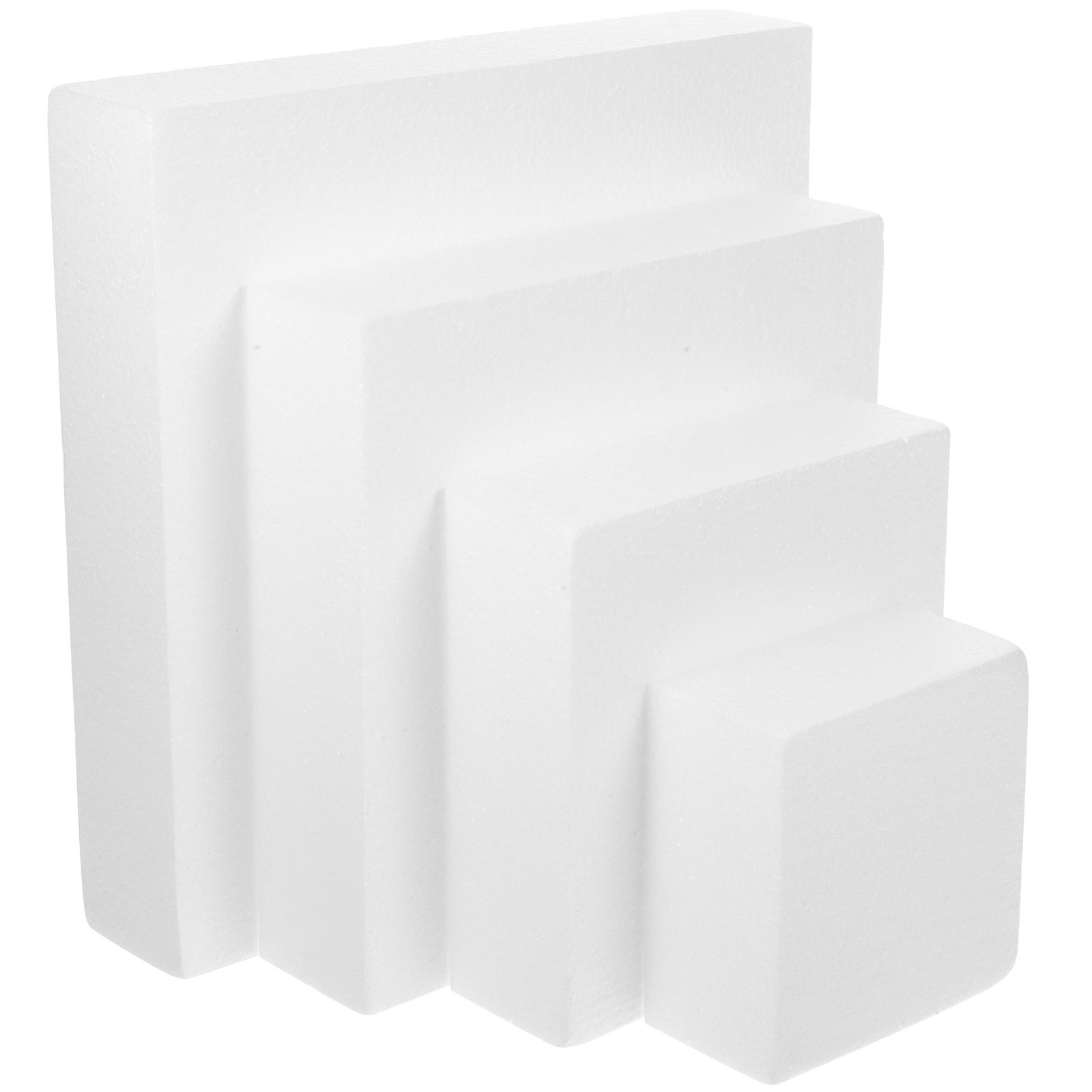 4Pcs Cake Dummy Foam Cubic Sha - Wedding Cake Supply のレビューと価格