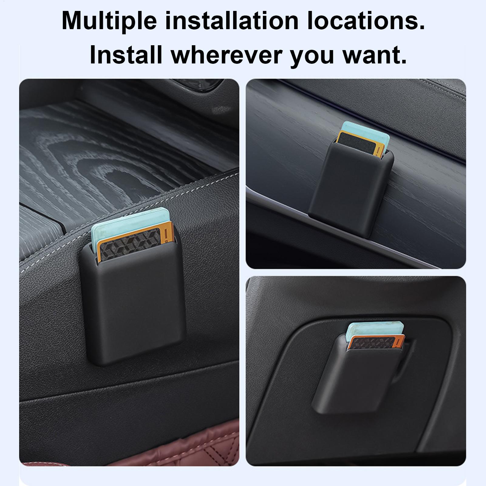 Car Card Organizer Adhesive In - Place Card Holder のレビューと価格