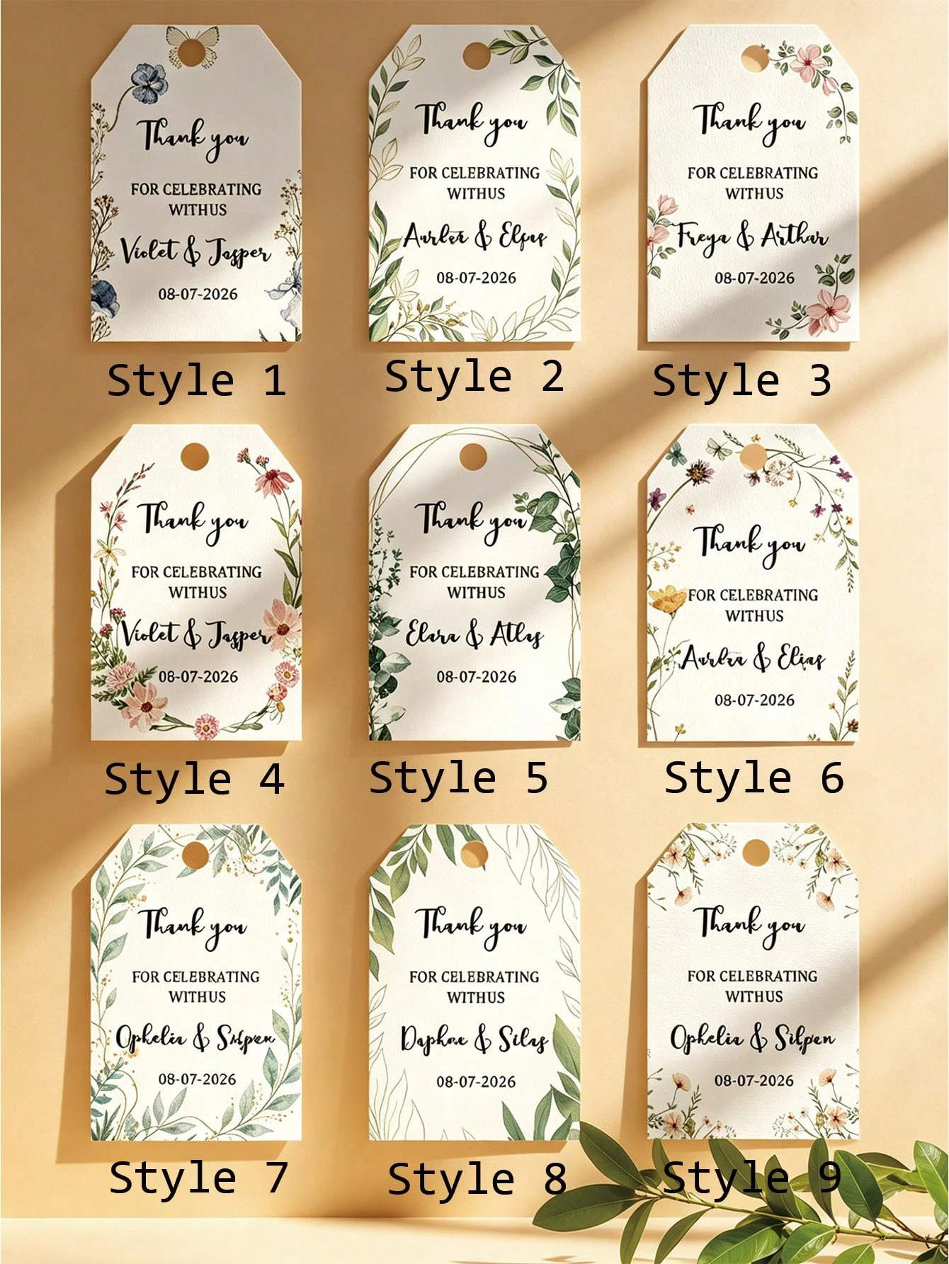 Customized Gift Tags Personali - Wedding Supply List のレビューと価格