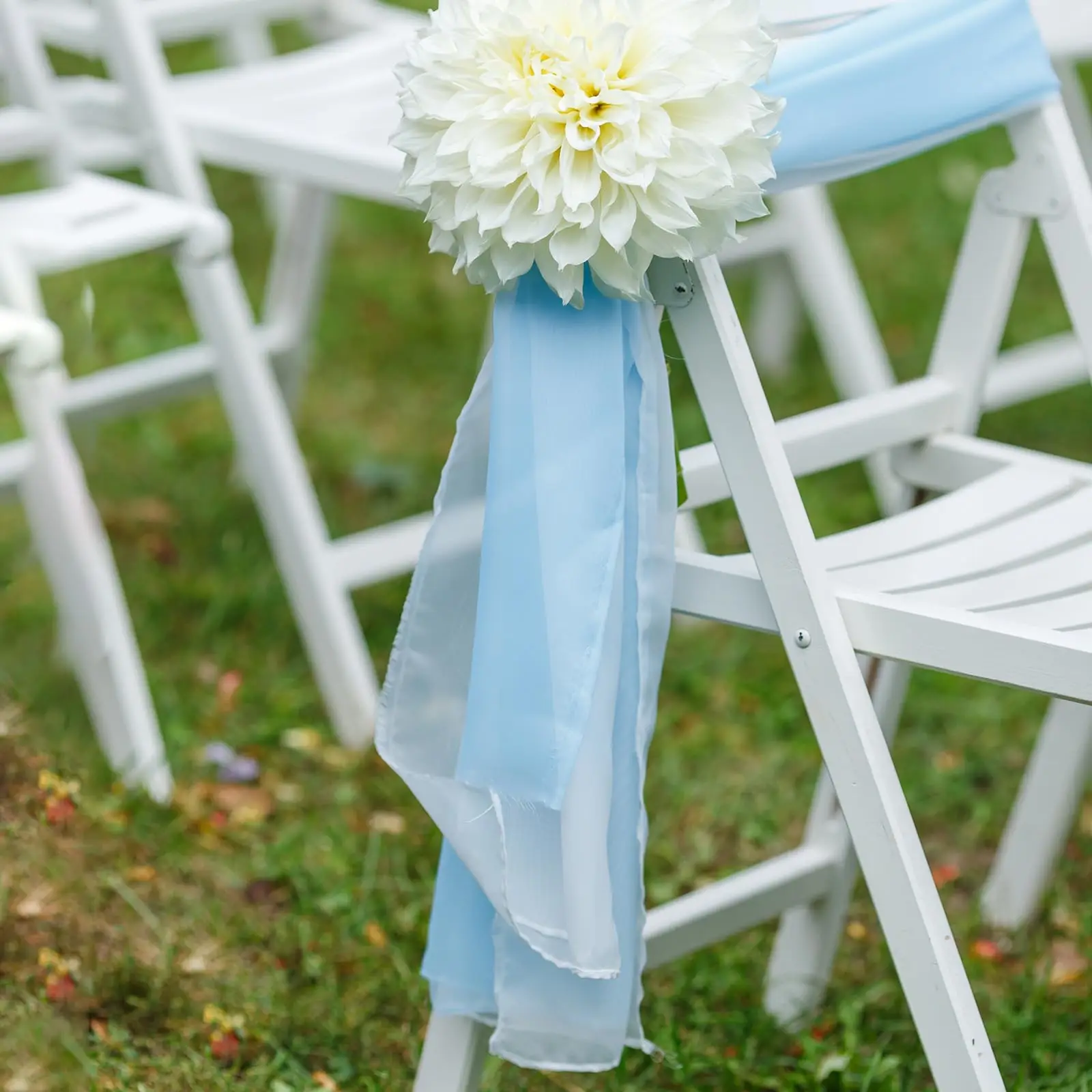 10/50/100PCS 17x275cm Organza  - Chair Sash Organza のレビューと価格